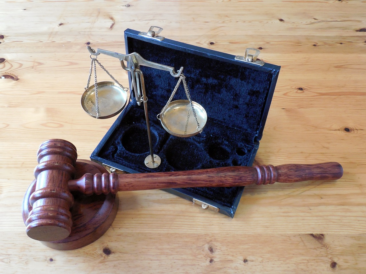 A classic wooden table displayed in a legal context, embodying the essence of Judicial Services and Dispute Resolution.