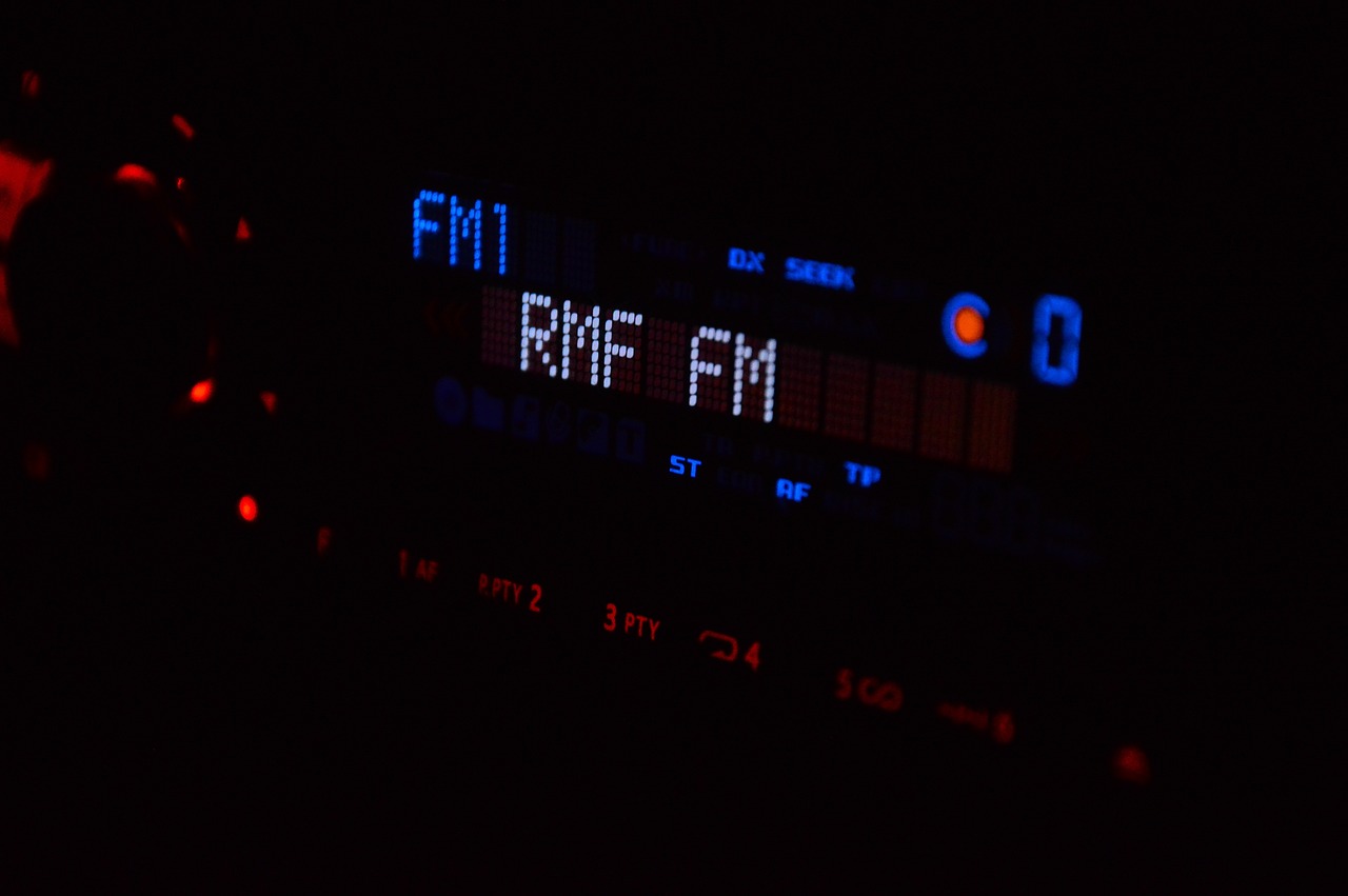 A radio marked with "Radio FM," illustrating the role of a business owner in the announcing service sector.